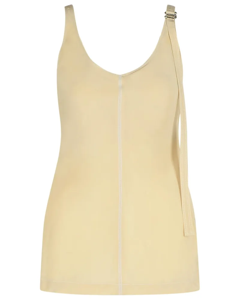 SPORTMAX Wascher' beige Viskose Tank Top Ivory
