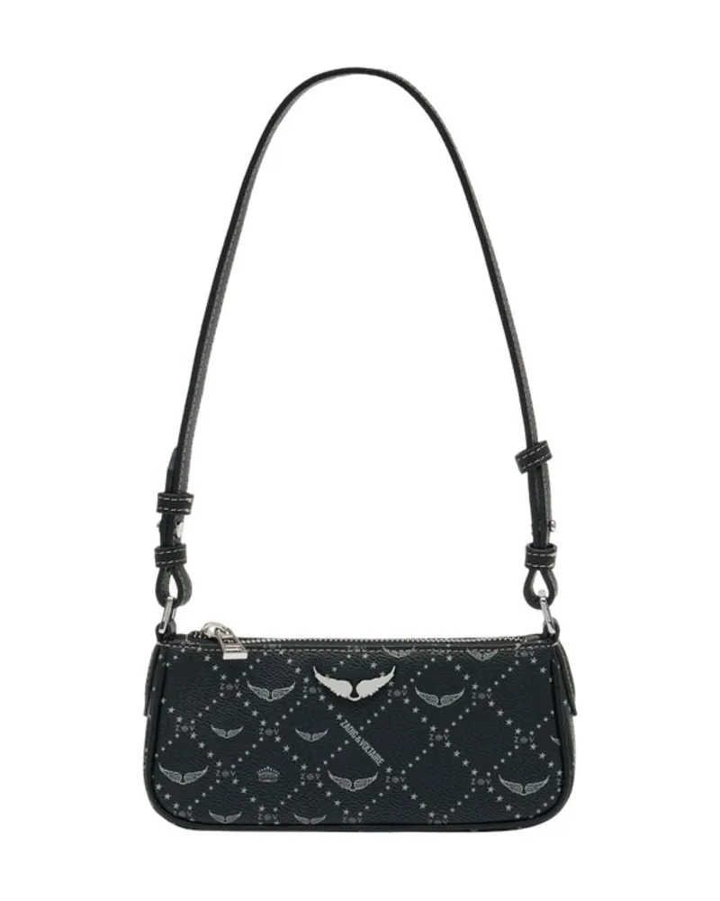 Zadig & Voltaire Z Pocket Umhängetasche  Synthetik Schwarz Schwarz