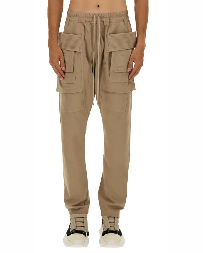DRKSHDW by Rick Owens Catch Cargo Hosen Beige
