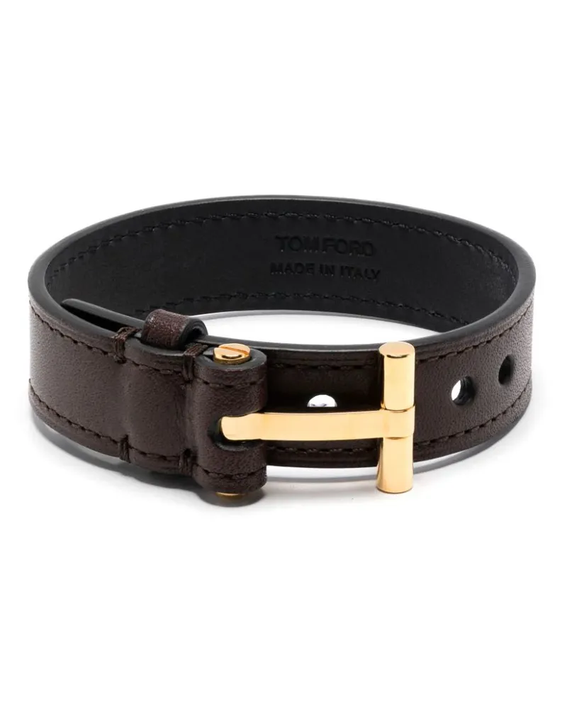 Tom Ford Lederarmband Brown