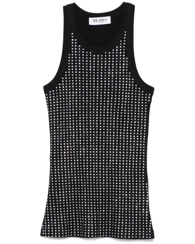 ATTICO Das Attico -Tanktop mit Kristalldekoration 100