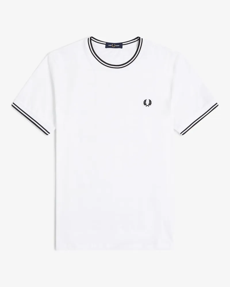 Fred Perry T -Shirts und Polos weiß White
