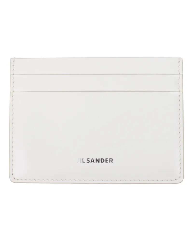 Jil Sander Herrens Dokumentenhalter Leder Weiß/Dirty White -
