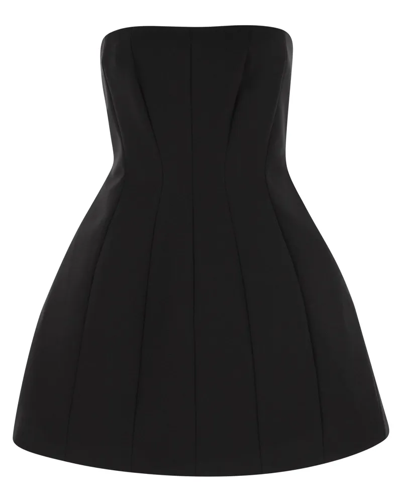 Max Mara Max Mara Betel Sablé Bustier Kleid Black