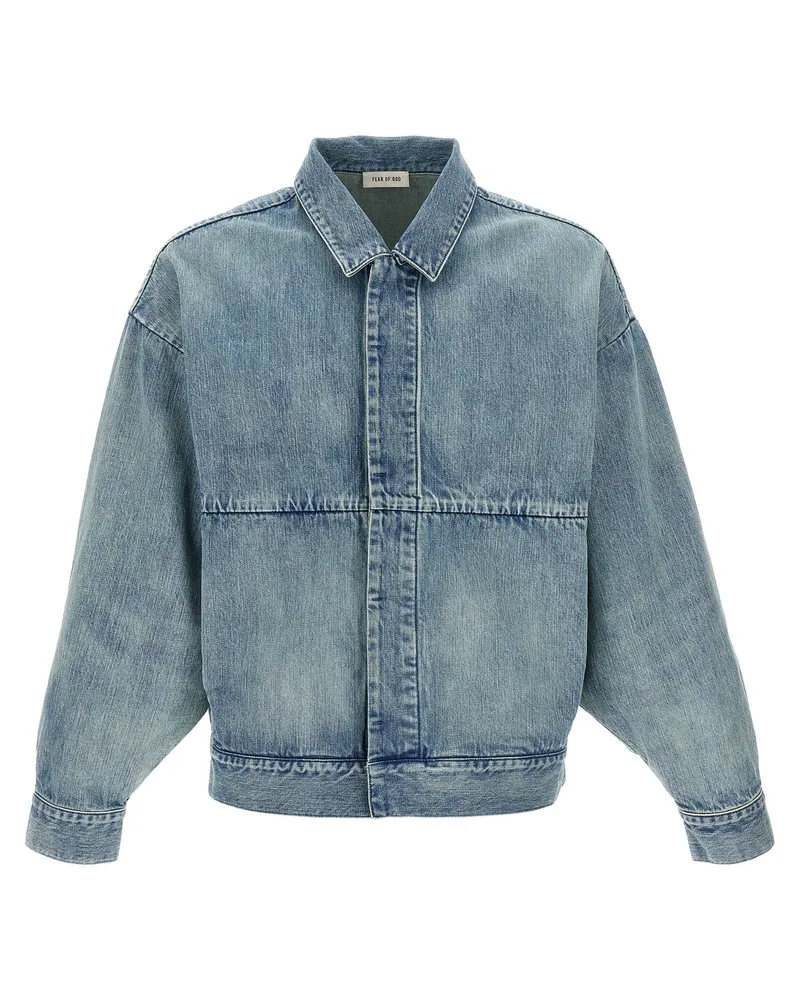 Fear of God Angst vor Gott 'Denim Trucker' Jacke Blue