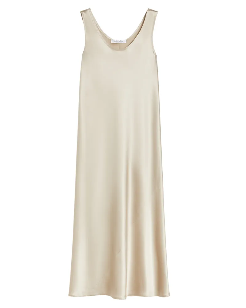 Max Mara fließendes Kleid im Seidensatin 31
