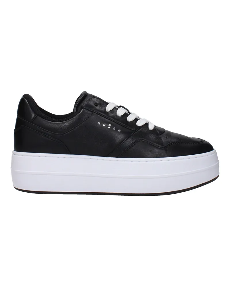 Hogan Sneakers H670 Frauen Leder schwarz -