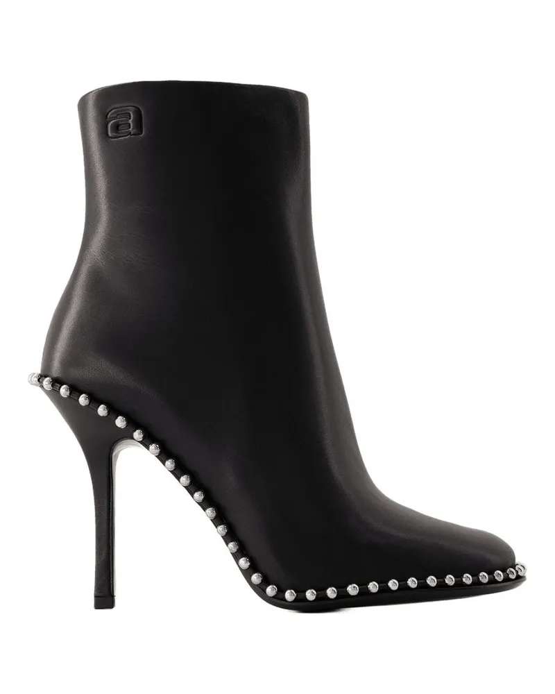 Alexander Wang Nova 105 Knöchelstiefel  Leder schwarz Black