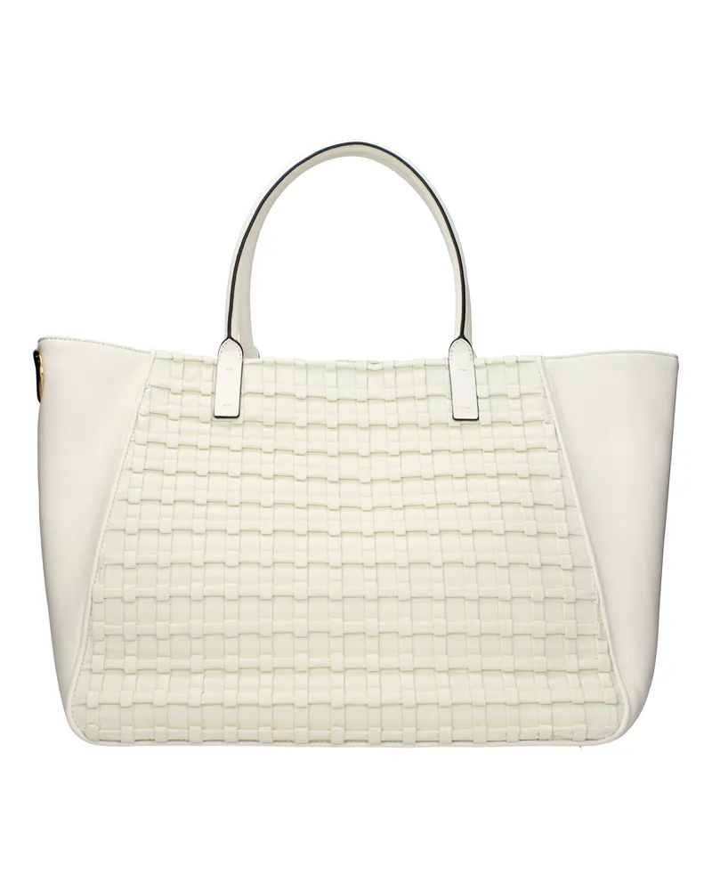 Valentino Garavani Damens Handtaschen Beige/Elfenbein Leder -