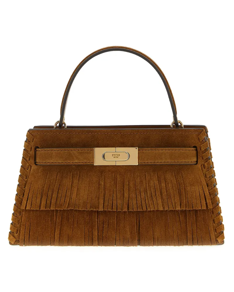 Tory Burch Lee Radziwill Petite“ Umhängetasche Brown