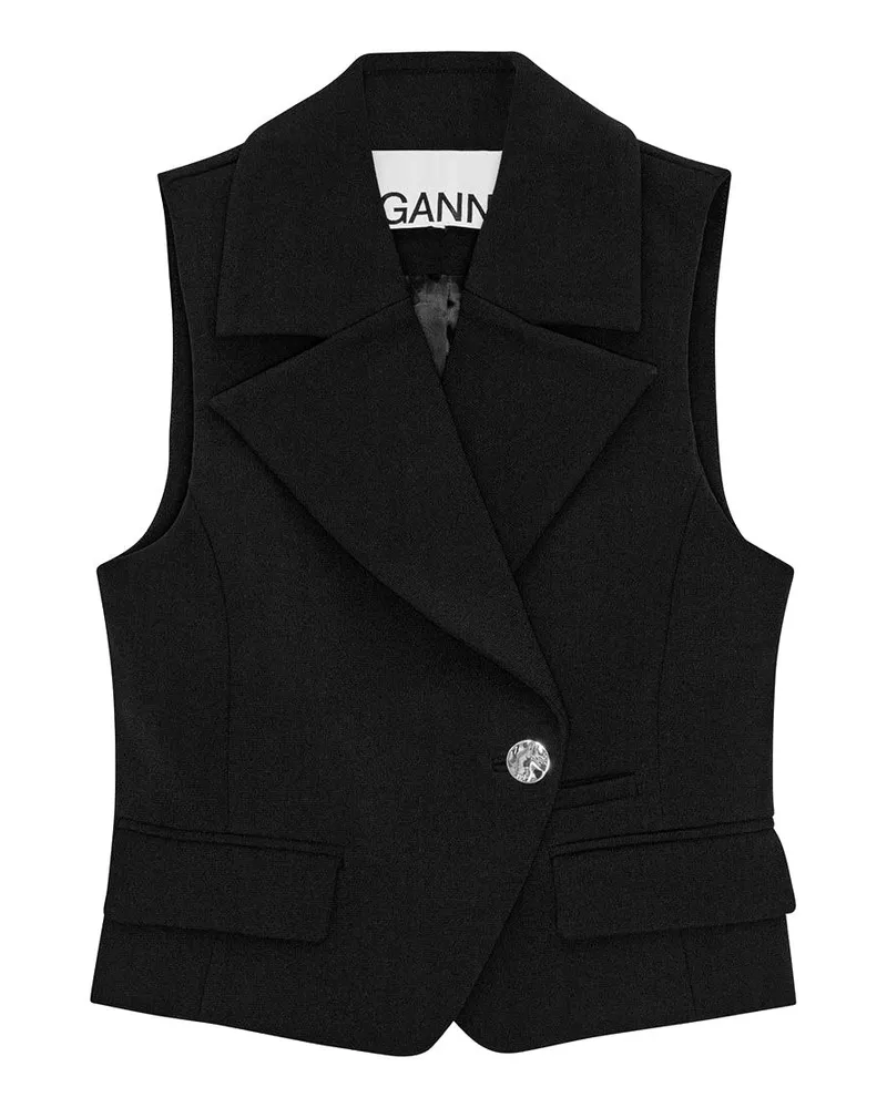 Ganni Sweaters schwarz Black