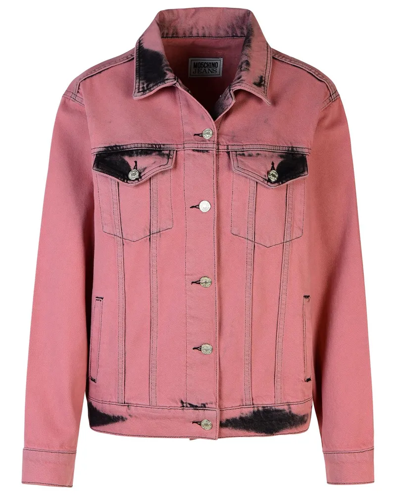 Moschino Moschino -Jeans rosa Baumwolljacke Pink