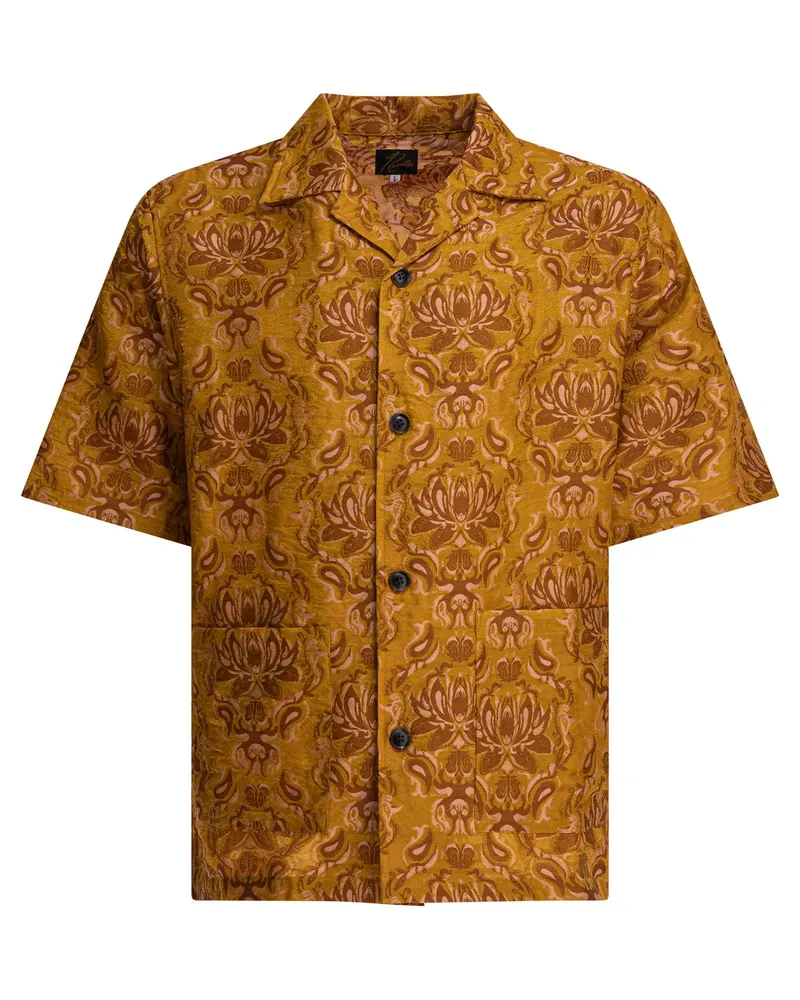NEEDLES Shirt „Cabana Yellow