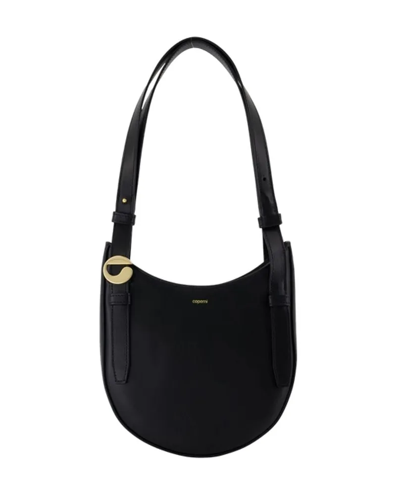 COPERNI Mini -Gürtel -Umhängetasche  Leder schwarz Schwarz