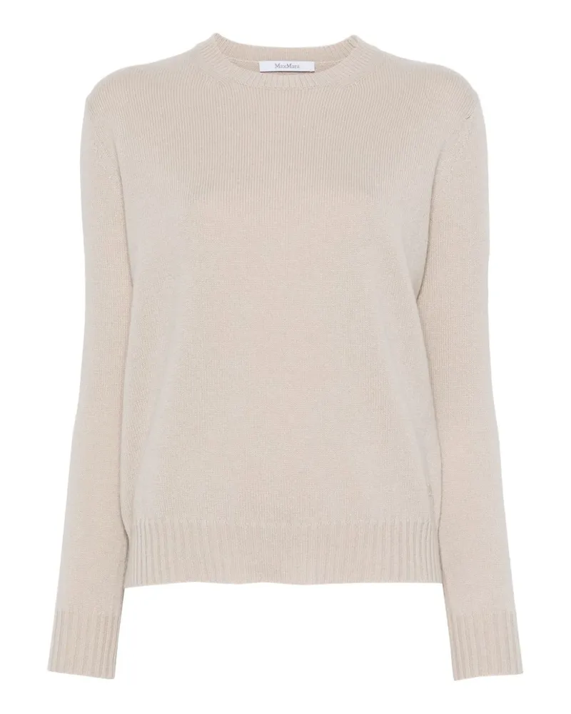 Max Mara Vigilio C bloßer Pullover Beige