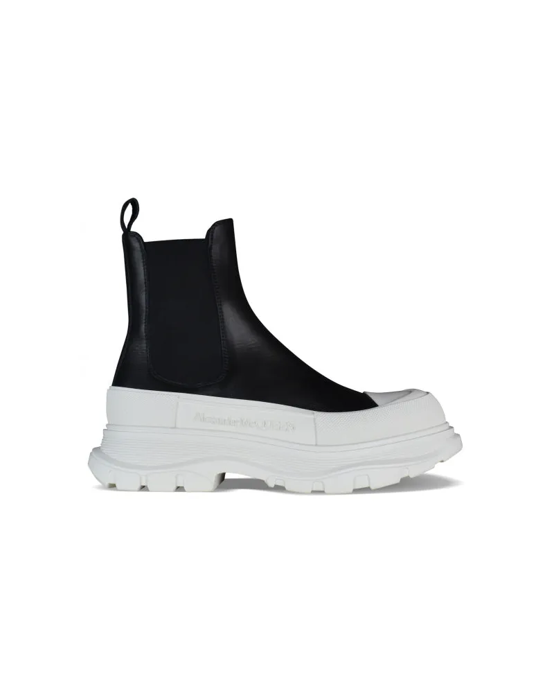 Alexander McQueen Alexander MC Queen treten Slick -Stiefel Black