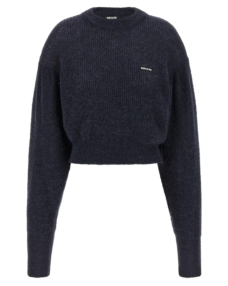 ROTATE Birger Christensen Dreh Birger Christensen 'Strick -Puff' Pullover Blue