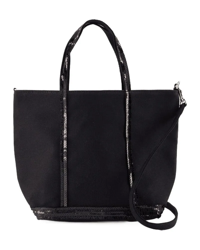 Vanessa Bruno Cabas S Käufertasche  Baumwollschwarz Schwarz