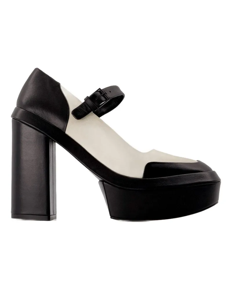 Robert Clergerie Juna pumpt in schwarzem Leder Black