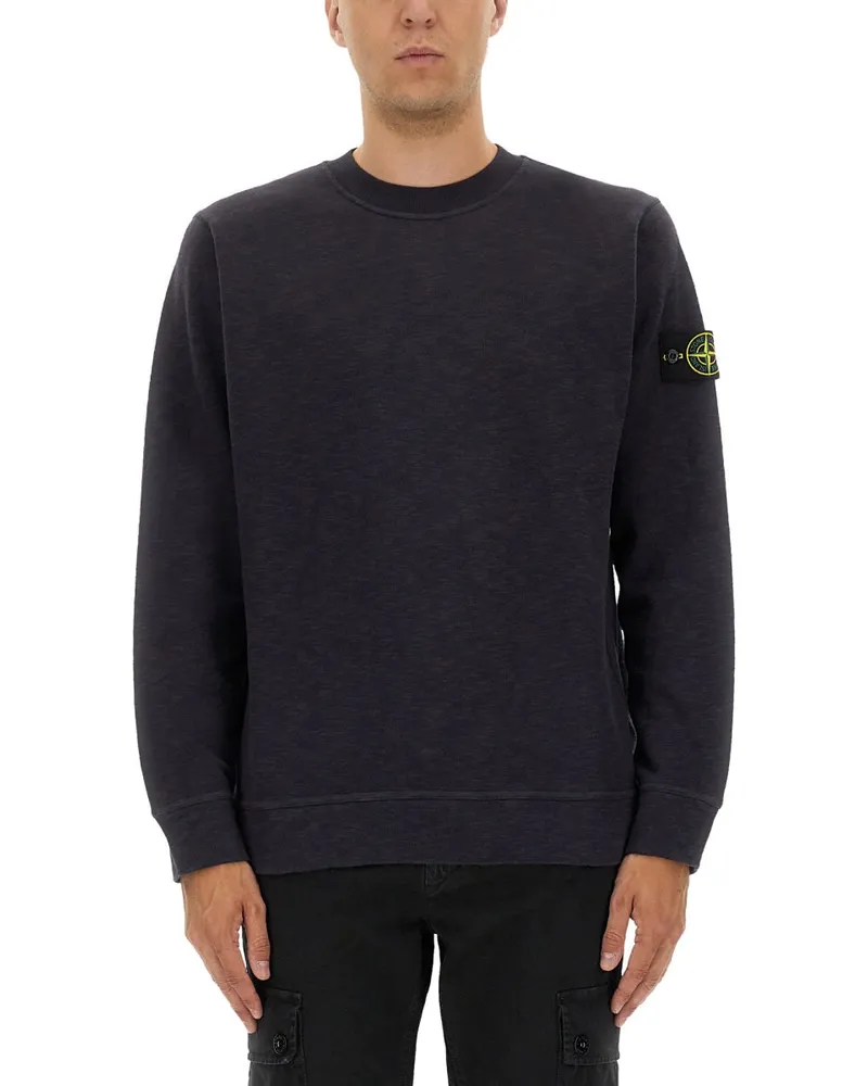 Stone Island Baumwolltrikot Black
