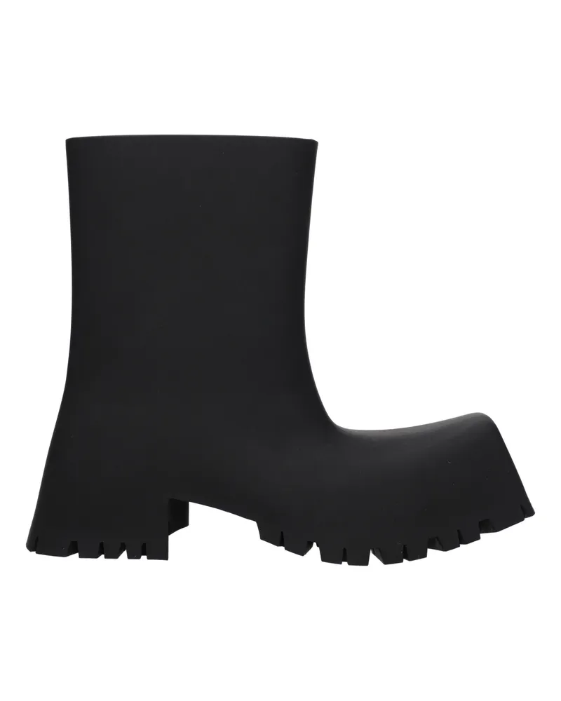 Balenciaga Trooper Stiefel Damen Gummi Schwarz -