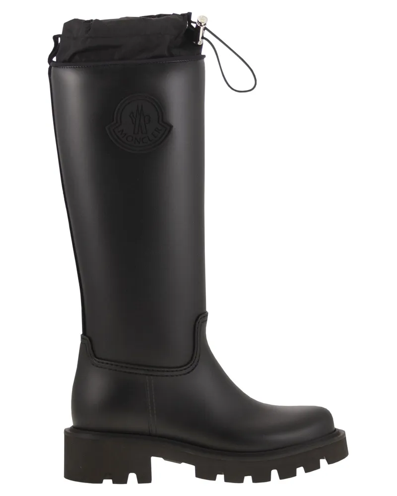 Moncler Kickstream High Rain Stiefel Black