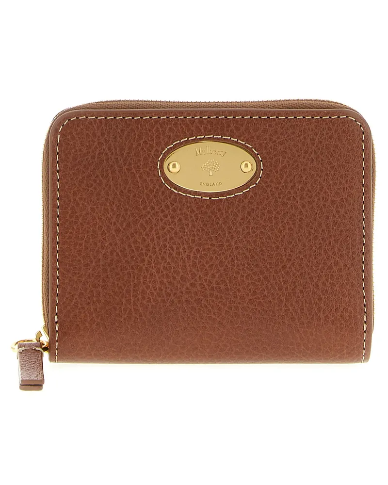 Mulberry Zip Around“-Geldbörse Brown