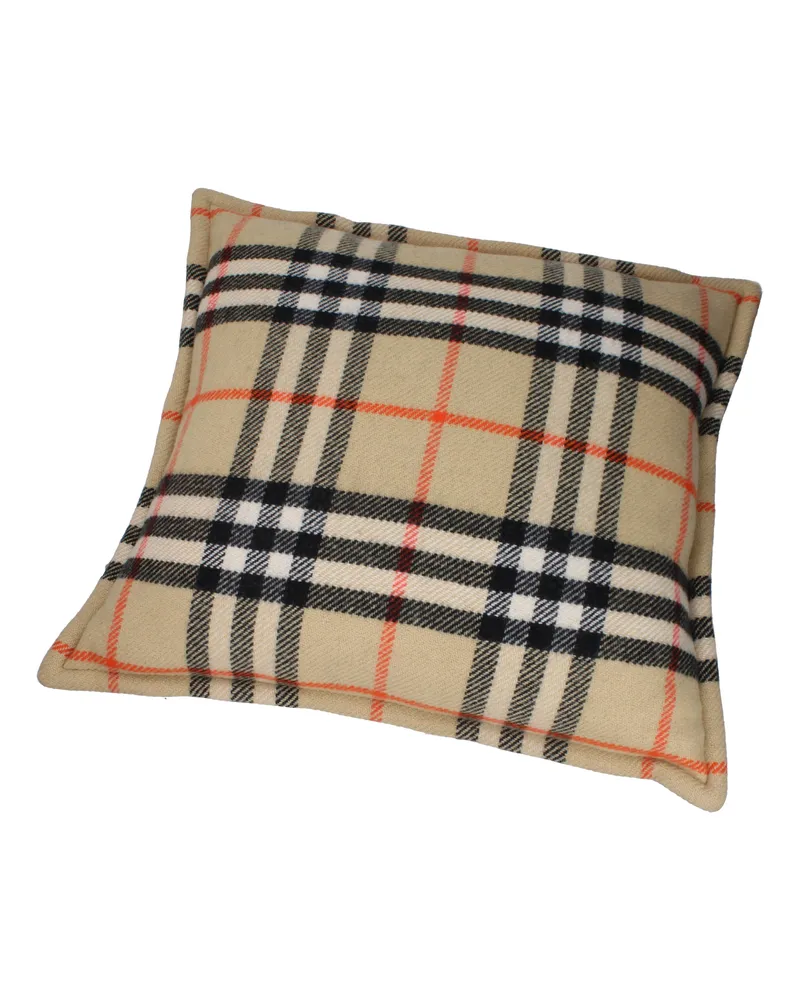 Burberry Wohnaccessoires Kissen Home Wolle Beige/Sand -