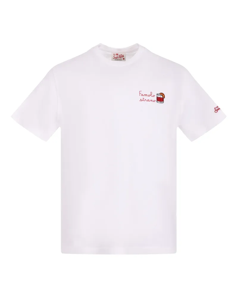 MC2 Saint Barth Cotton T -Shirt White