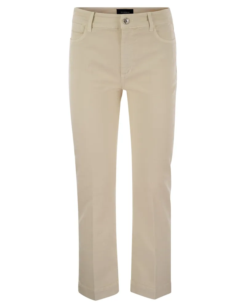SPORTMAX Nilly Five Pocket Mini Flare Hose Avory