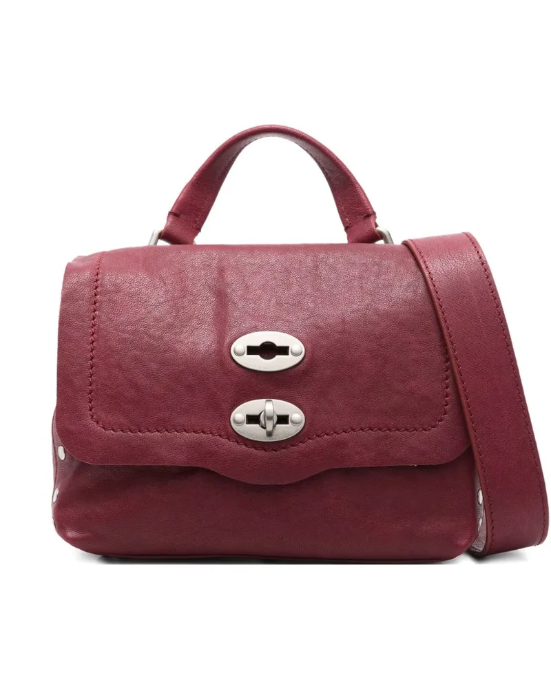 Zanellato Postina Tobacco Baby Lederhandtasche Red