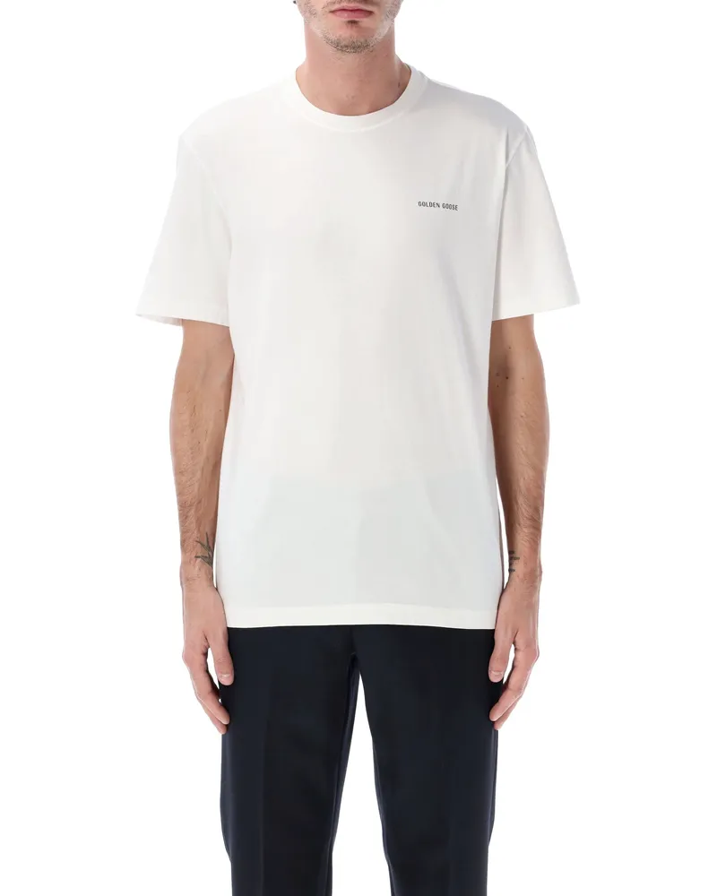 Golden Goose T-Shirts und Polos Weiß White
