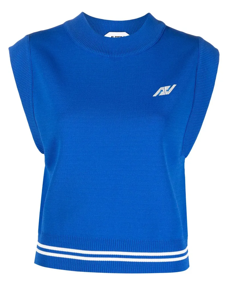AUTRY Logo Weste Blue