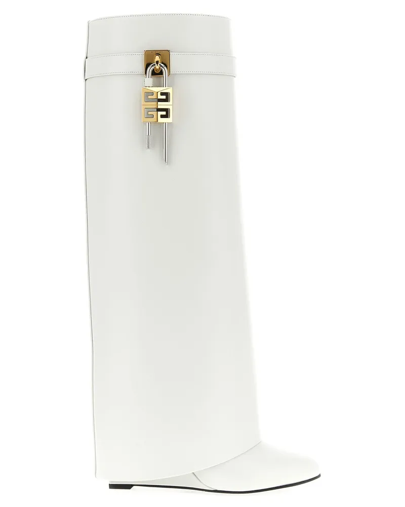 Givenchy Shark Lock' Stiefel White