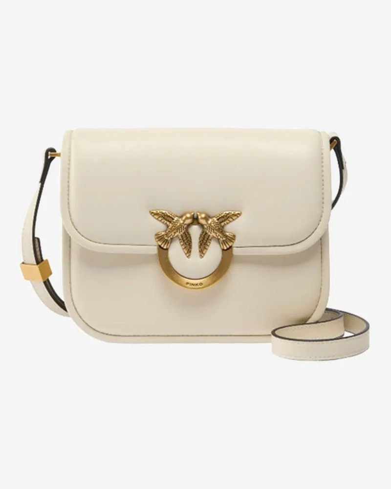 Pinko Love Box Umhängetasche White