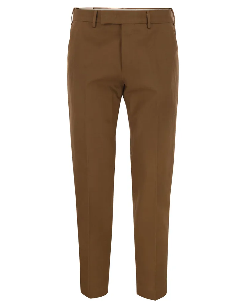 PT TORINO Rebel Baumwollhose Cognac