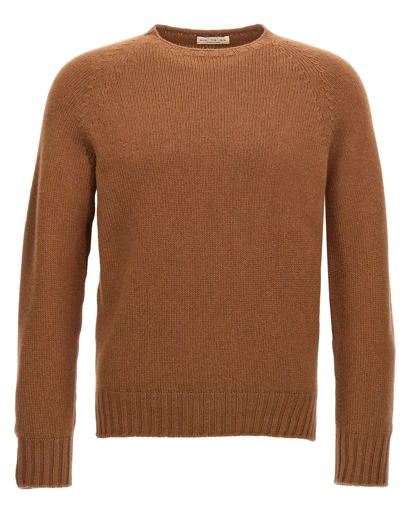 MA'RY'YA Crew Neckpullover Brown