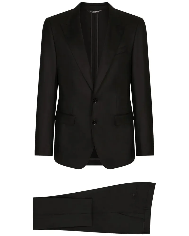 Dolce & Gabbana zweiteiliger Single Breasted Anzug Black