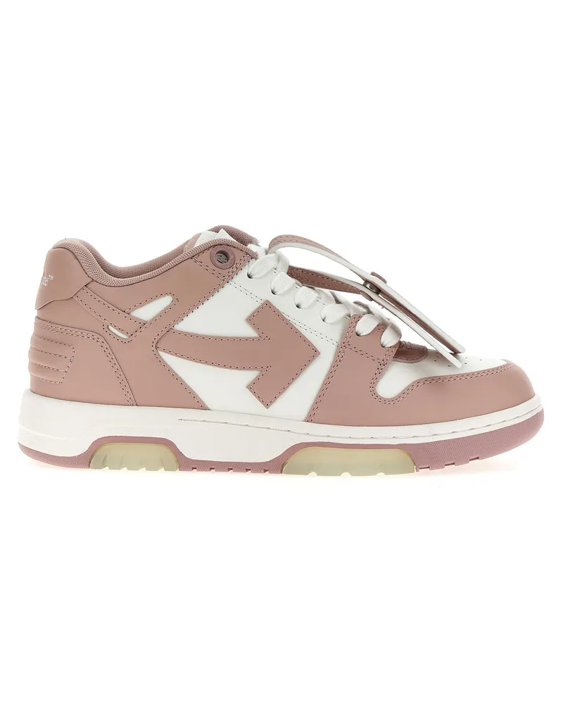 OFF-WHITE Aus weißem 'Out Out Off Office' Sneakers Pink