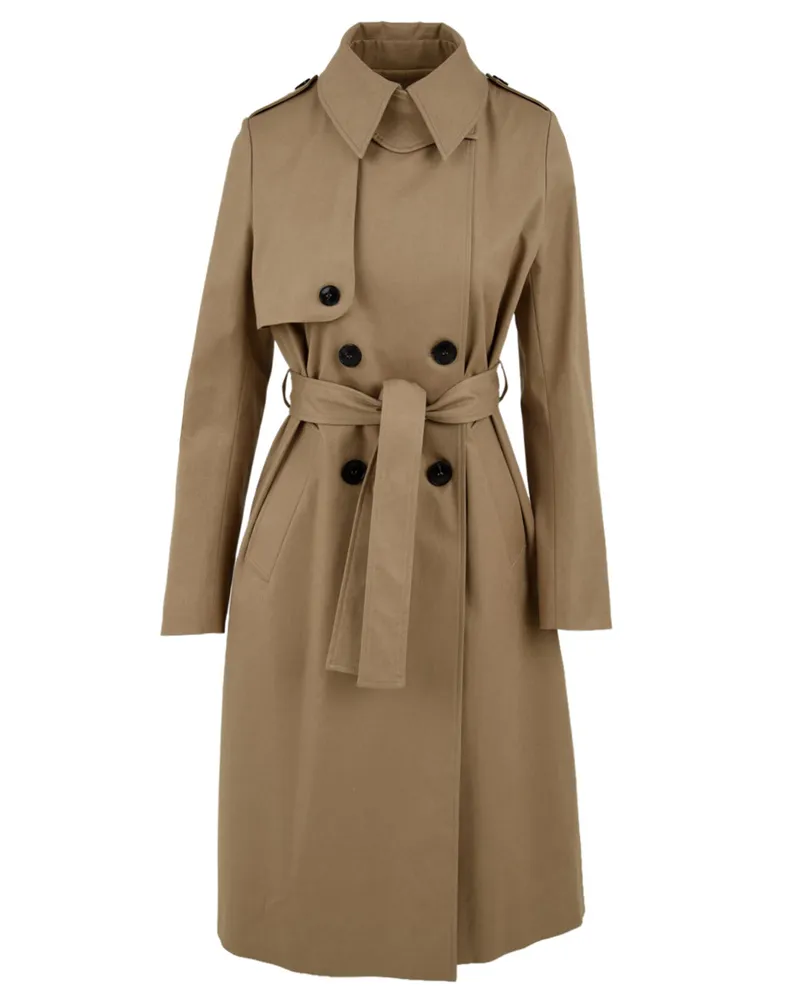 DOUUOD Coats Brown Brown