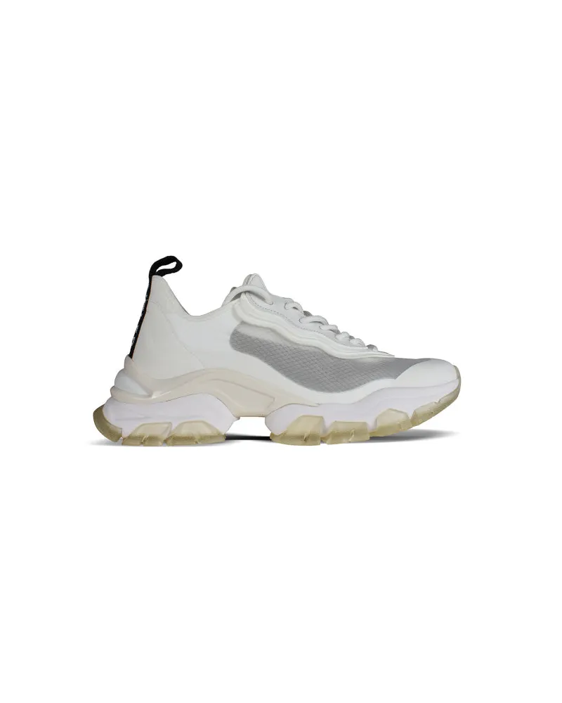 Moncler Turnschuhe hinterlassen kein Spurenlicht White