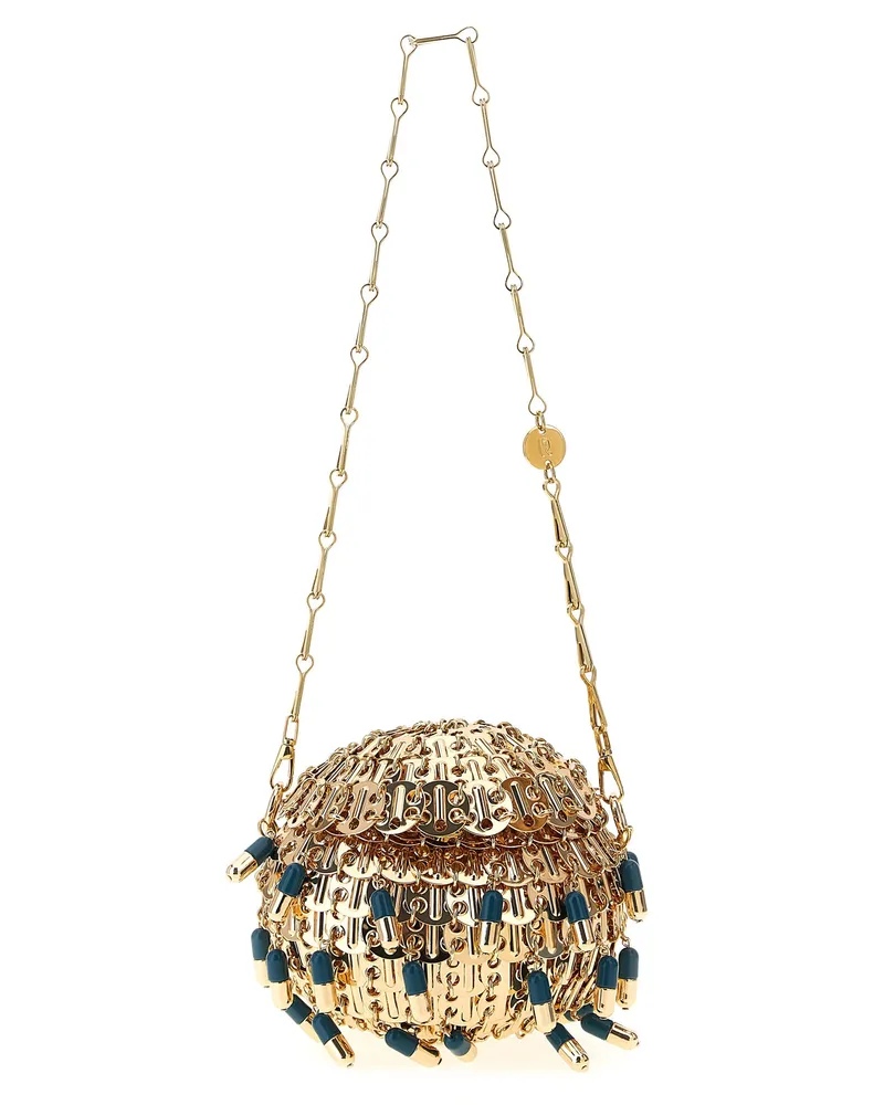 Paco Rabanne 1969 Ball Pils' Handtasche Gold