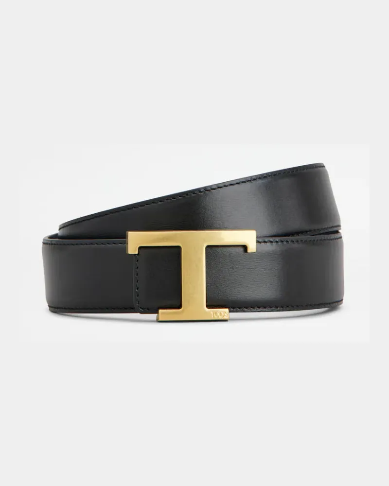 TOD'S Tod 's Neuer T -Gürtel Nero