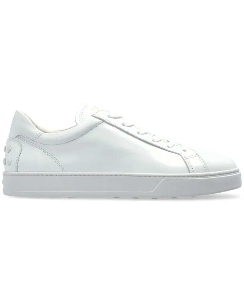TOD'S Tod 's Leder -Turnschuhe White