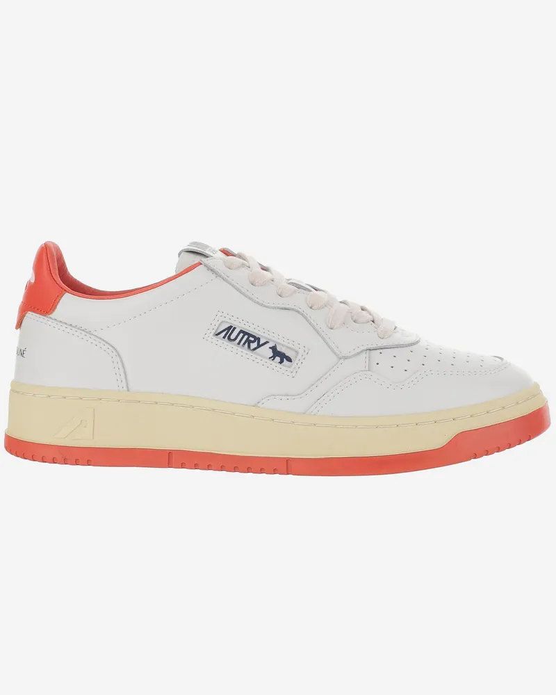 AUTRY medialistischer Maison Kitsuné x Autry Low -Turnschuhe Red