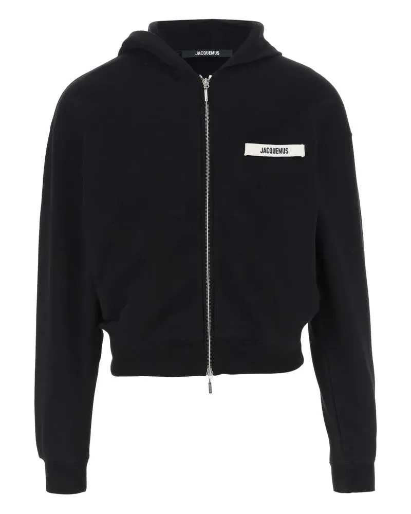 Jacquemus der Gros Grain Hoodie Black