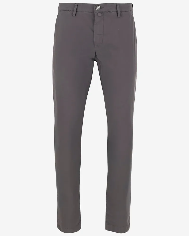 Jacob Cohën Stretch -Baumwollhosen Grey