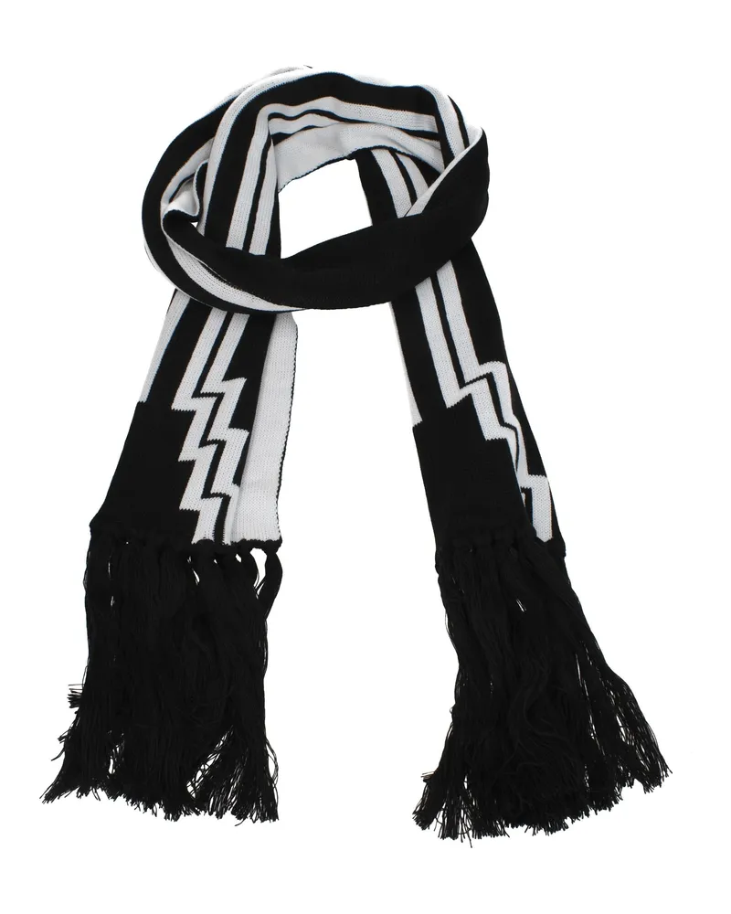 Marcelo Burlon | County of Milan Men 's Schals Acrylschwarz/Weiß -