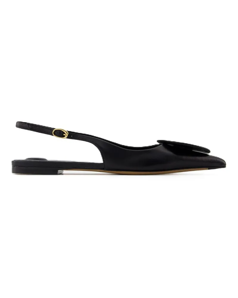 Jacquemus Les Slingbacks Duelo P Pumps  Leder schwarz Black
