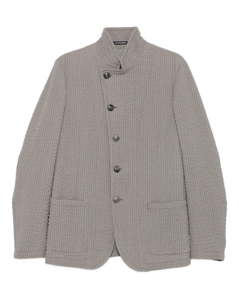 Emporio Armani Wolljacke Grey